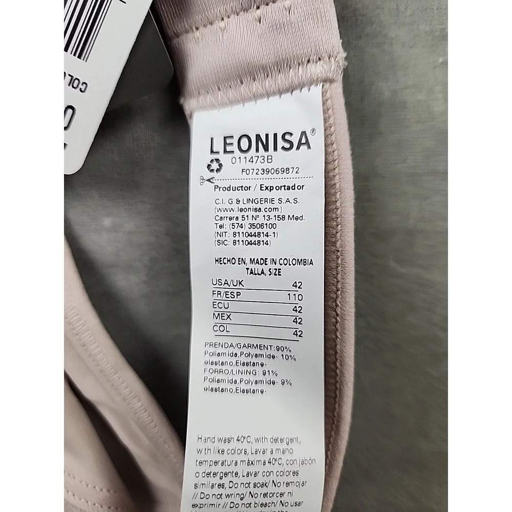 Leonisa Shapewear Multifunctional Firm Compression Light Brown Size U.S. 42B NWT